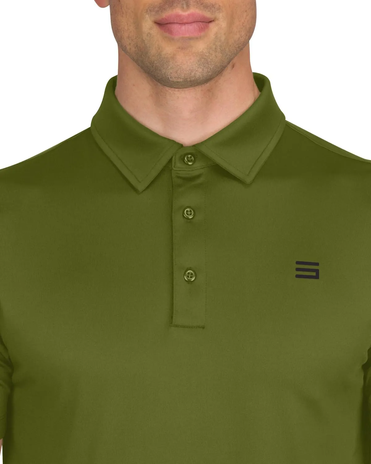 Men’s Untucked Golf Polo Shirts - The Perfect Length, Quick Dry, 4-Way Stretch Fabric. Moisture Wicking, UPF 50  Protection