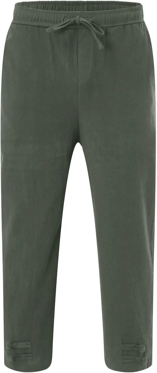 Mens Workout Cargo Sweatpants Pants Mens Athletic Workout Running Jogger Pants with Pockets Cargo Pants for Men Black