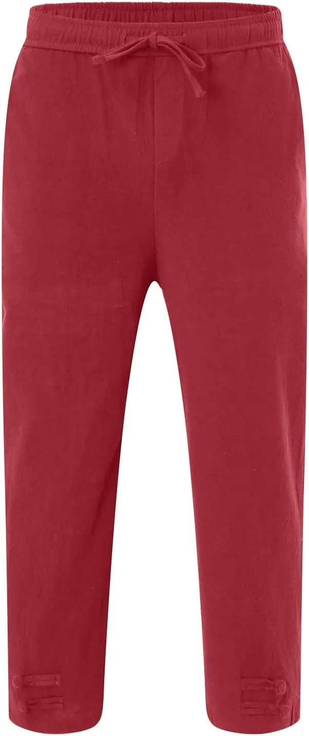 Mens Workout Cargo Sweatpants Pants Mens Athletic Workout Running Jogger Pants with Pockets Cargo Pants for Men Black