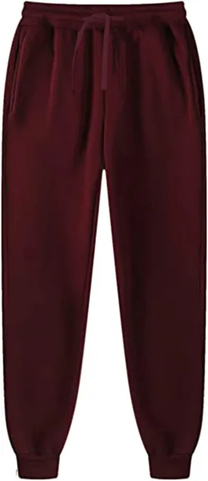Mens Workout Cargo Sweatpants Sports Trousers Mens Casual Joggers Pants Big and Tall Athletic Drawstring Cargo Pants