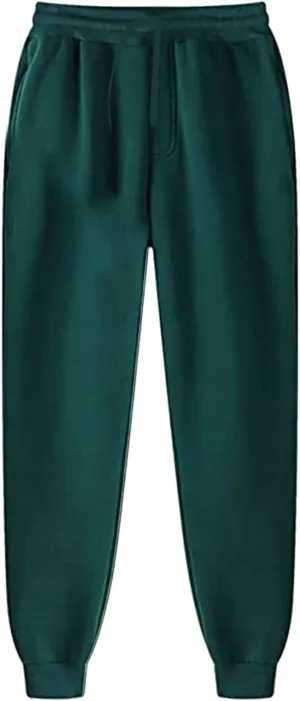 Mens Workout Cargo Sweatpants Sports Trousers Mens Casual Joggers Pants Big and Tall Athletic Drawstring Cargo Pants