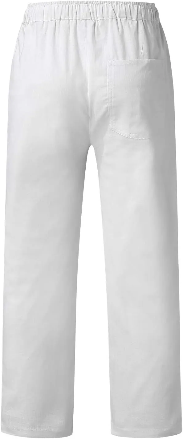 Mens Workout Cargo Sweatpants Sweatpants for Mens Mens Heavyweight Fleece Jogger Pants Drawstring Trousers Stretch
