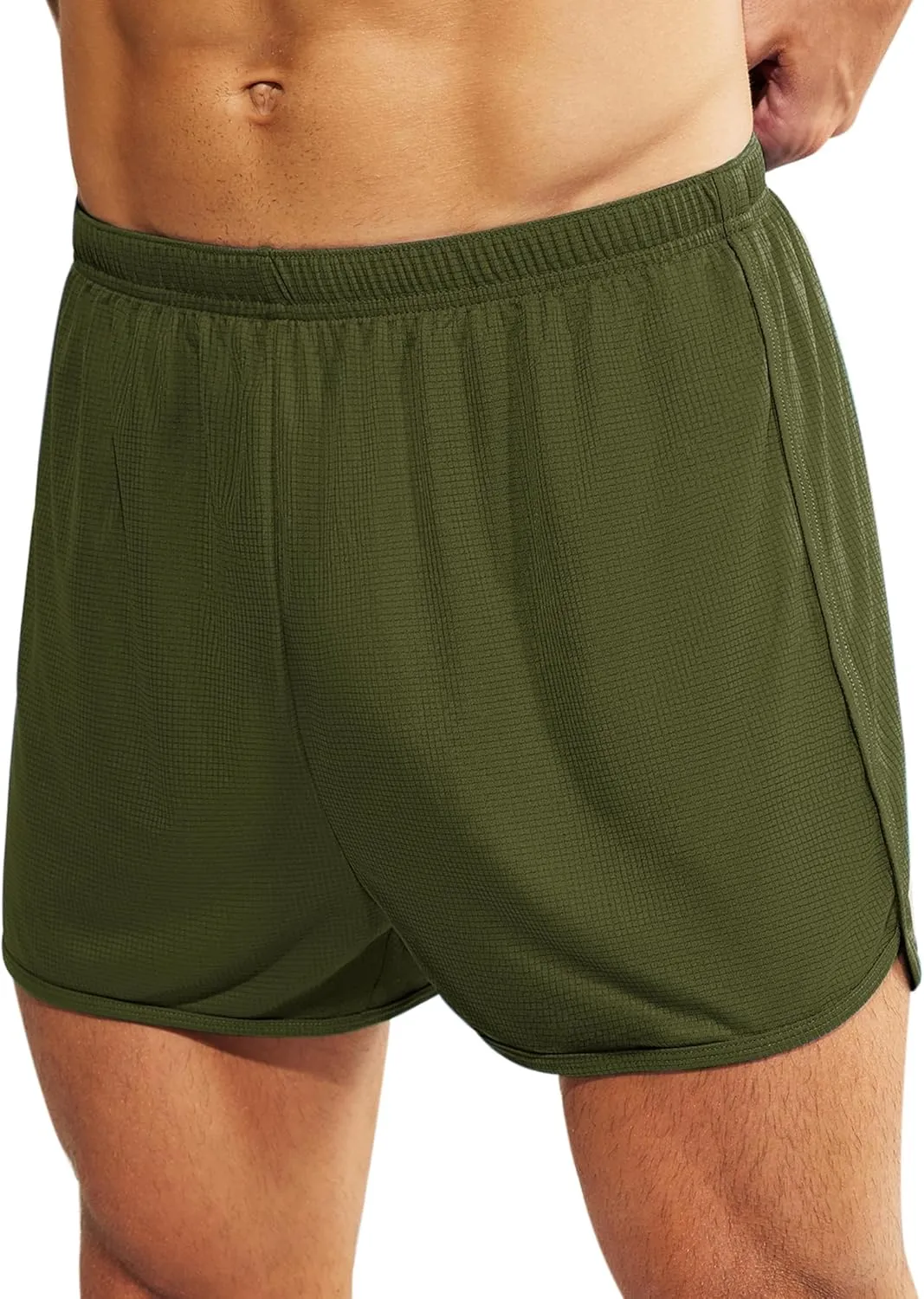 MIER Men's 3''/5'' Athletic Running Shorts with Liner Quick Dry Active Lightweight Gym Sports Workout Shorts for Men