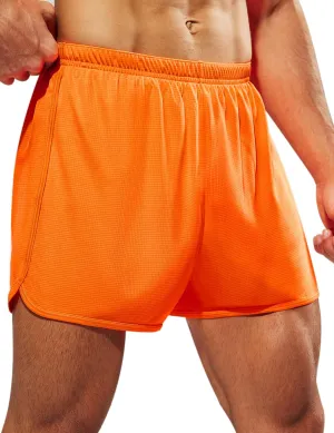 MIER Men's 3''/5'' Athletic Running Shorts with Liner Quick Dry Active Lightweight Gym Sports Workout Shorts for Men