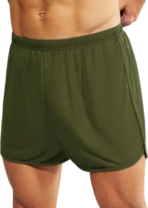 MIER Men's 3''/5'' Athletic Running Shorts with Liner Quick Dry Active Lightweight Gym Sports Workout Shorts for Men