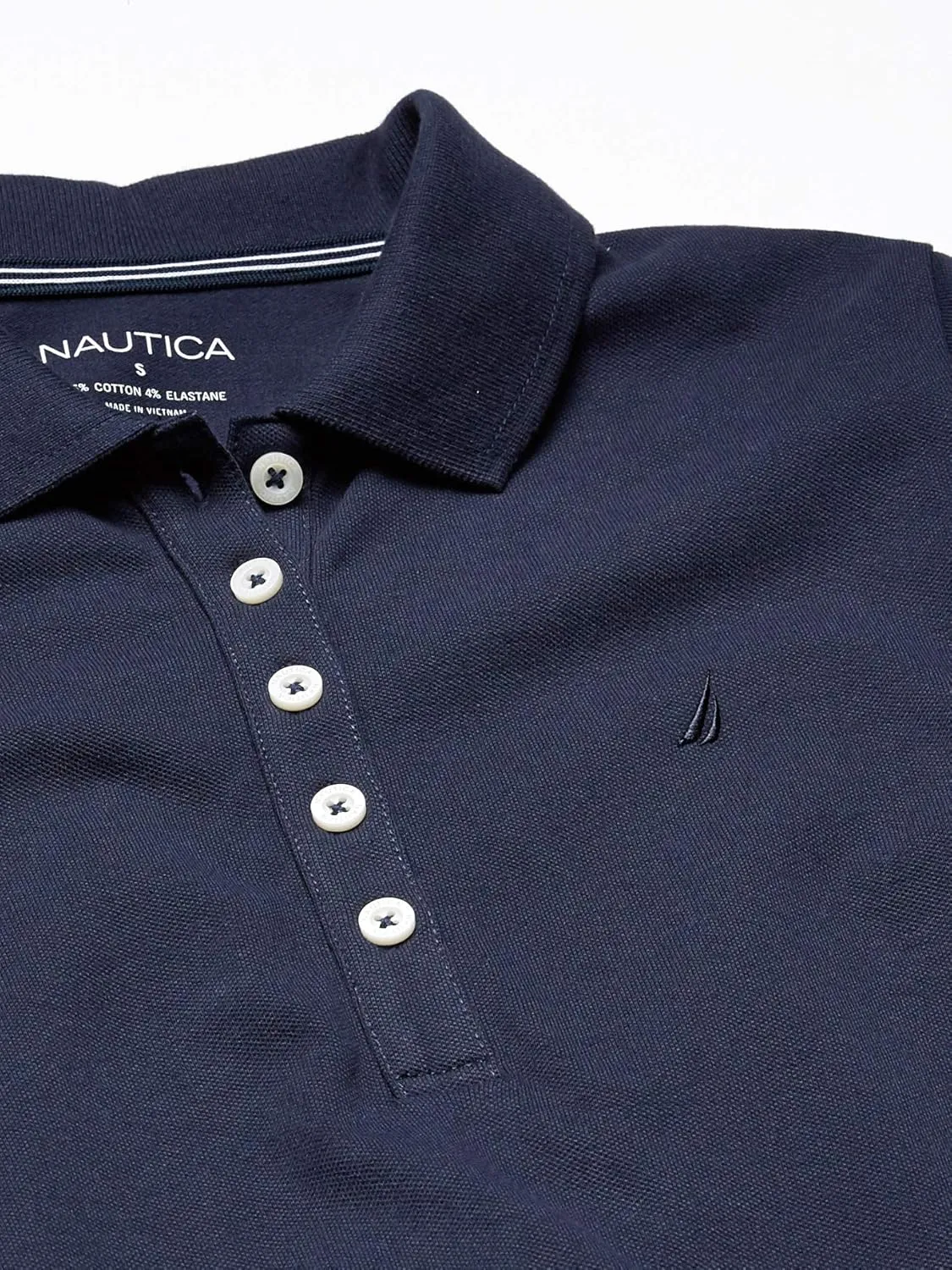 Nautica Women's Easy Classic Short Sleeve Stretch Cotton Polo Dress