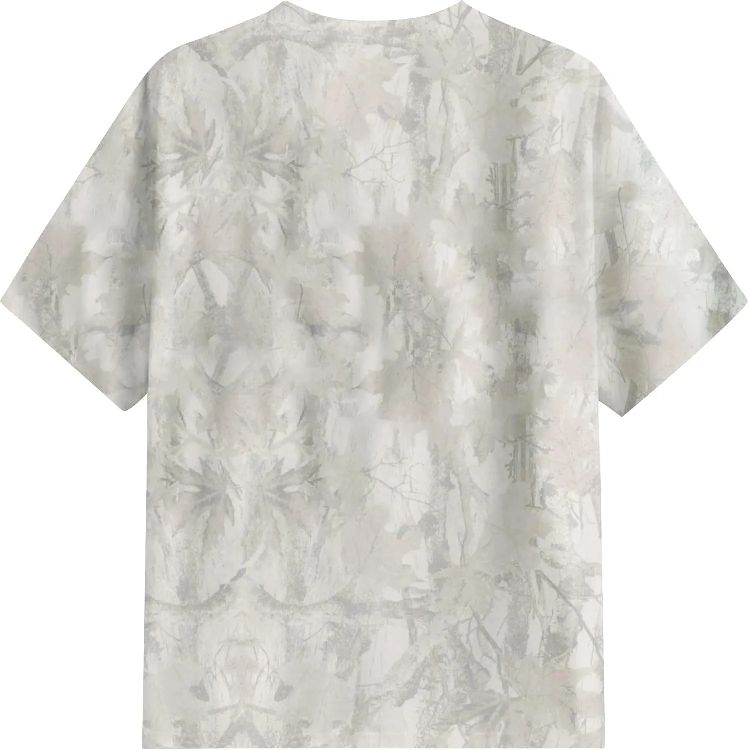 Oversized Camo T Shirts for Women Men Maple Leaf Short Sleeve Camo Tee Shirt Summer Casual Graphic Tops Streetwear