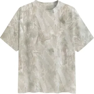 Oversized Camo T Shirts for Women Men Maple Leaf Short Sleeve Camo Tee Shirt Summer Casual Graphic Tops Streetwear