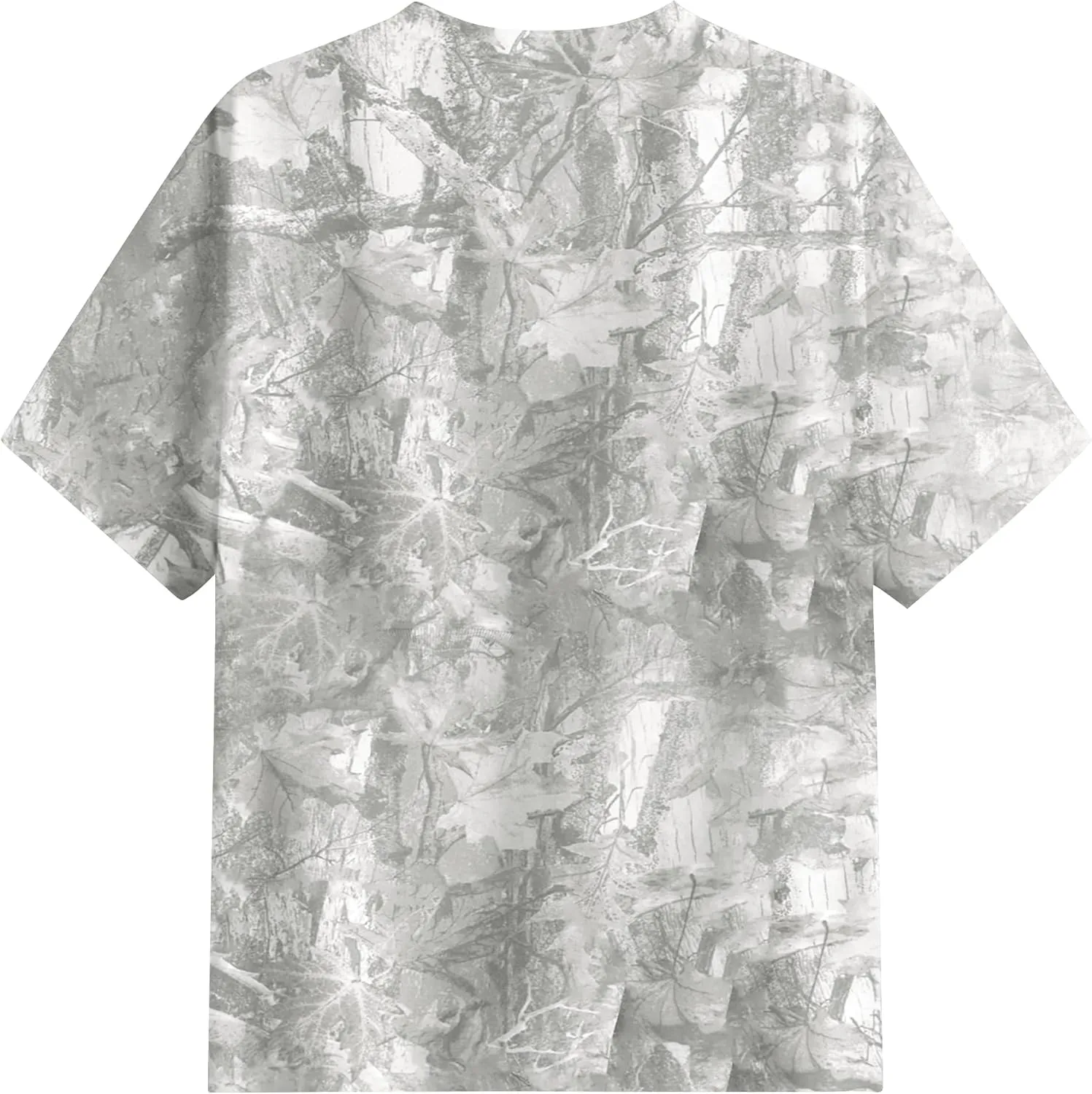 Oversized Camo T Shirts for Women Men Maple Leaf Short Sleeve Camo Tee Shirt Summer Casual Graphic Tops Streetwear