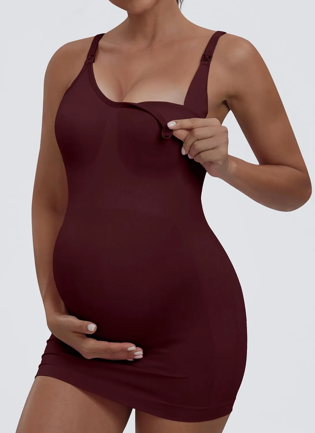 Seamless Nursing Tanks for Women Breastfeeding - Maternity Cami Shirts Pregnancy Tops (3 Packs)