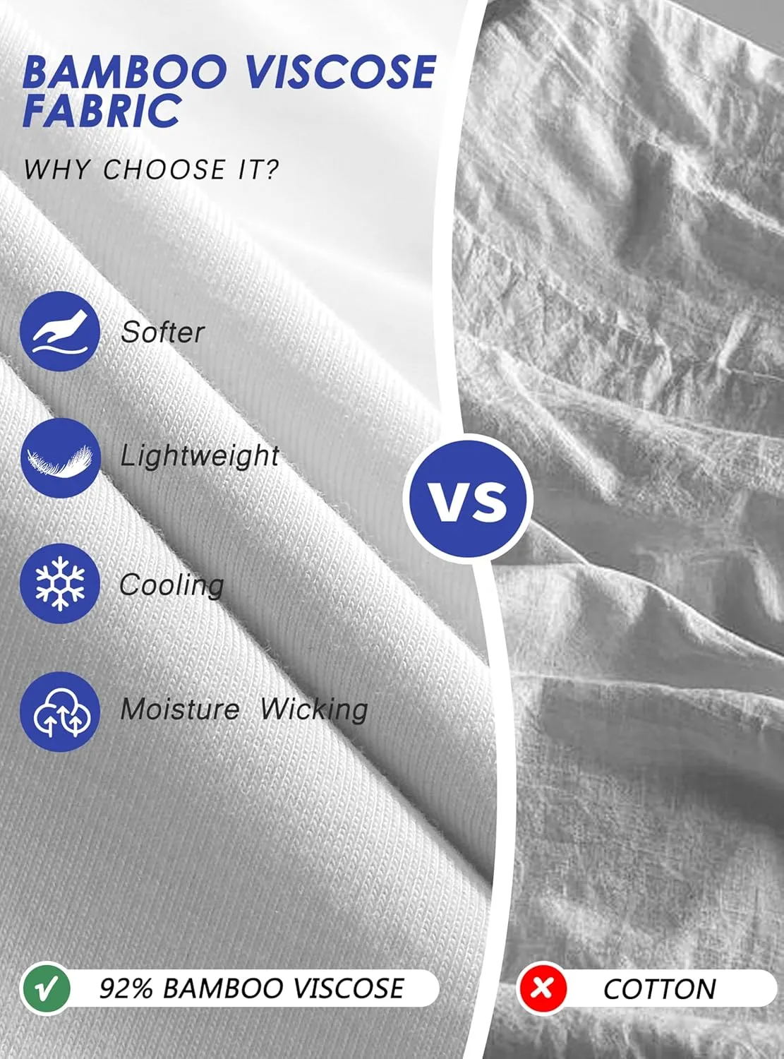 SlumberMee Mens Tank Tops Undershirts Viscose Made from Bamboo Soft Breathable Lightweight Cool Slim Fit A-Shirts Multipack