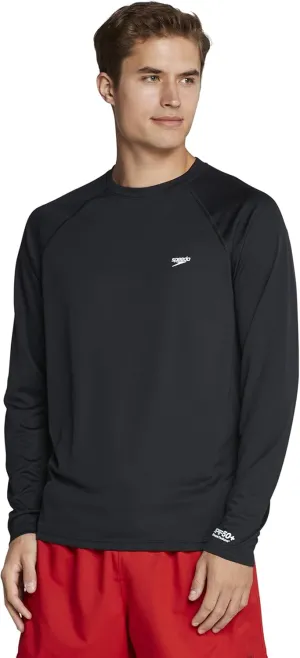 Speedo Men's Uv Swim Shirt Easy Long Sleeve Regular Fit