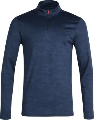 Spyder Men's Active Shirt - Quarter Zip Long Sleeve Fitted Performance Pullover - 1/4 Zip Camo Workout Top for Men (S-XL)