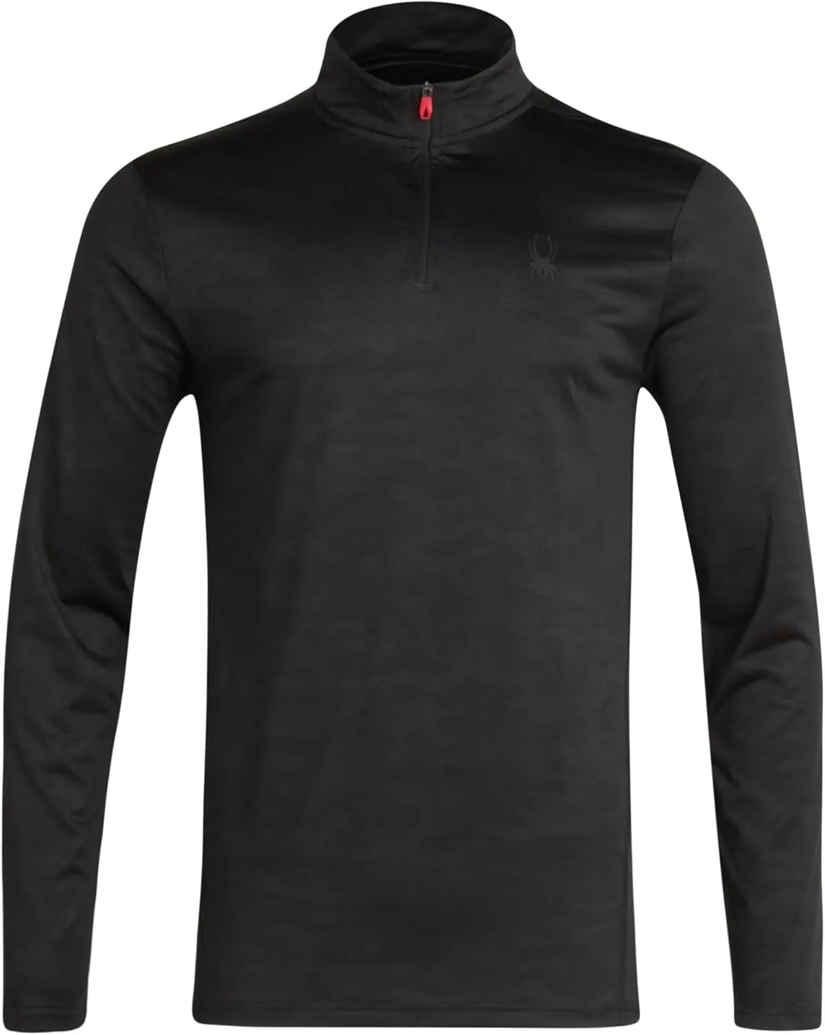 Spyder Men's Active Shirt - Quarter Zip Long Sleeve Fitted Performance Pullover - 1/4 Zip Camo Workout Top for Men (S-XL)