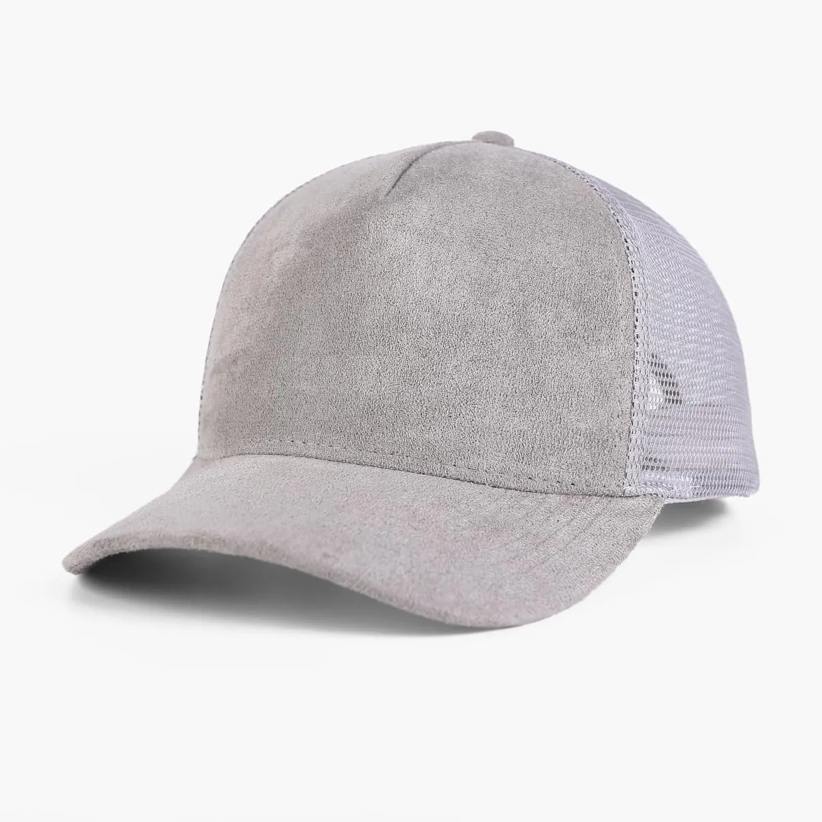 Suede Mesh Back Baseball Caps for Men Women Trendy Trucker Hats Dad Hat Sports Hat Breathable Snapback Hats 2025