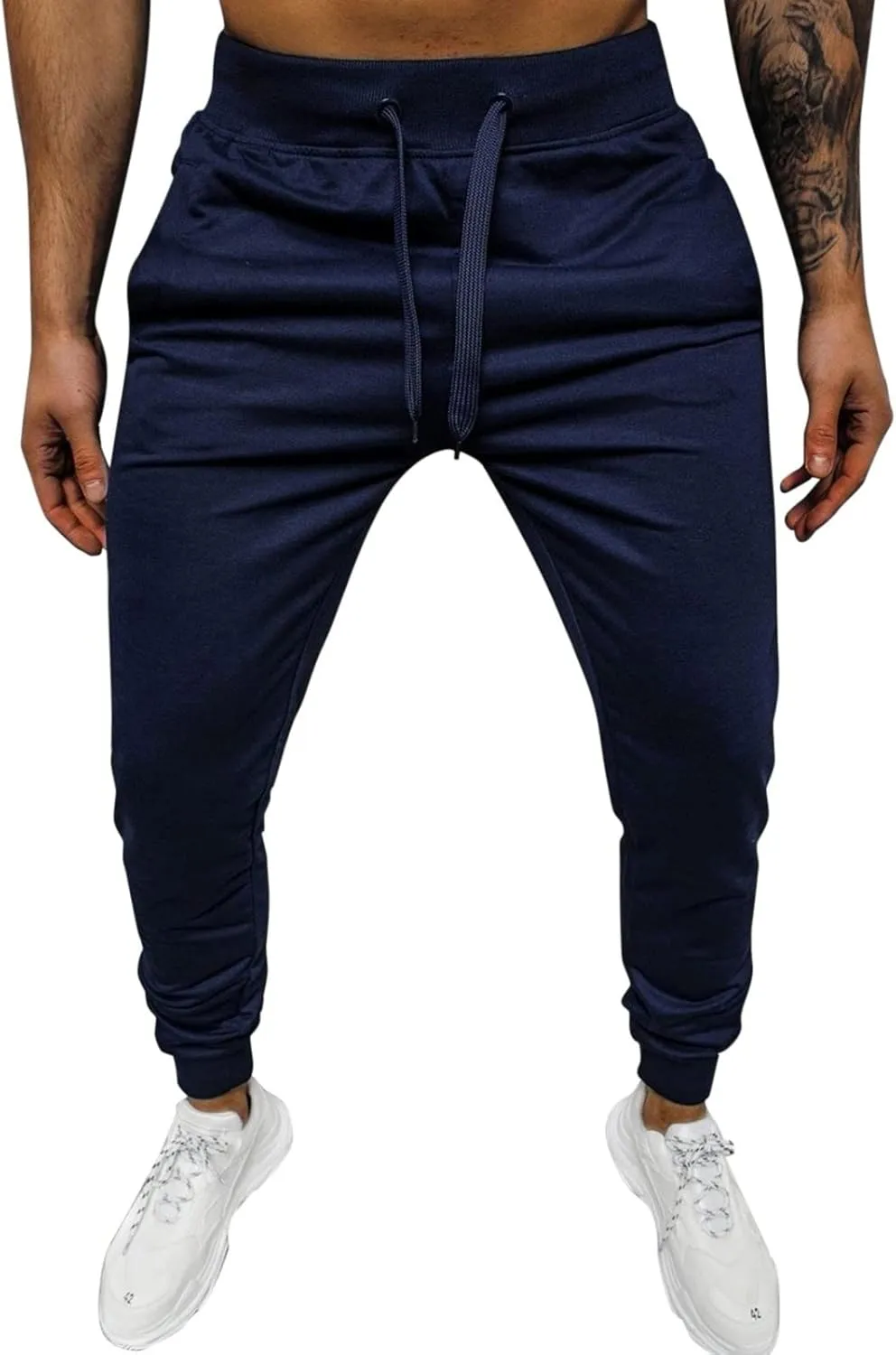 Sweat Pants for Mens Drawstring Straight Work Pants Casual Loose Cargo Pants Men Trousers for Men Relaxed Fit