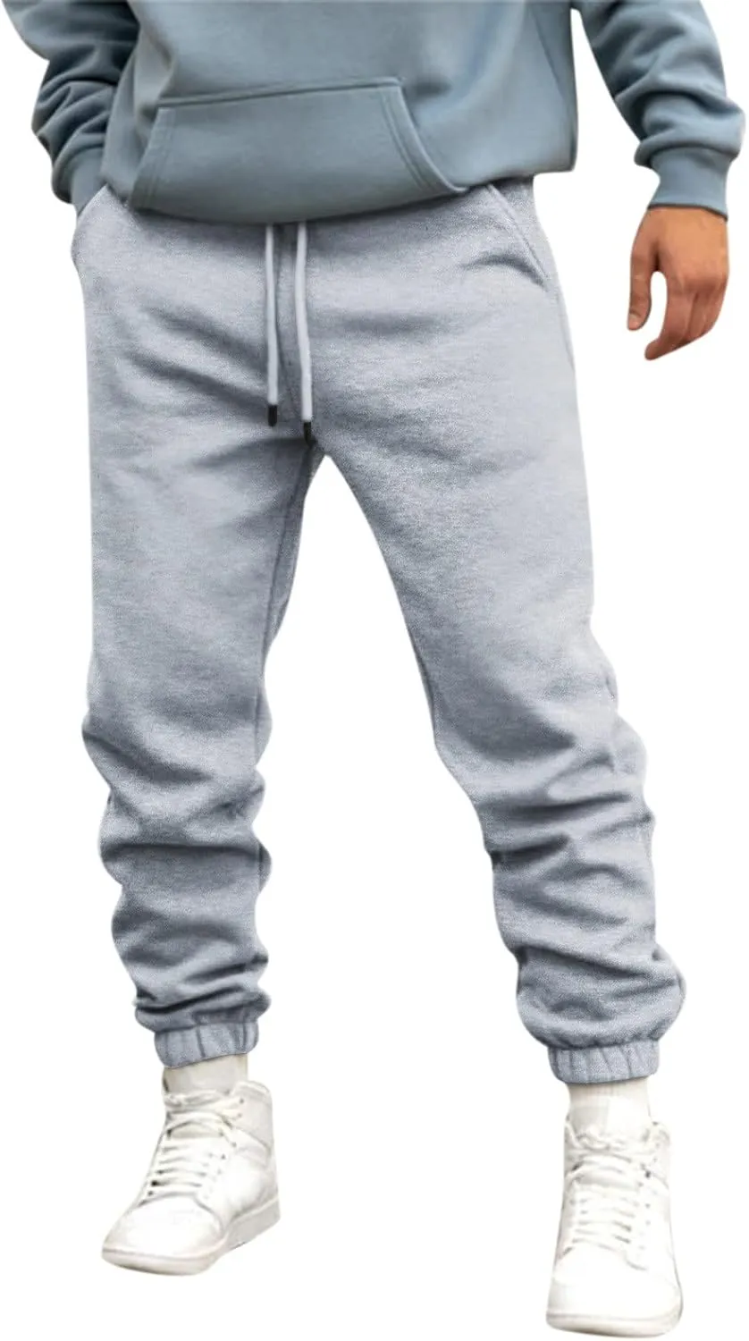 Sweatpants for Men Big and Tall Casual Mens Gifts Cargo Pants Hiking Workout Joggers Elastic Athletic Club Sweatpants