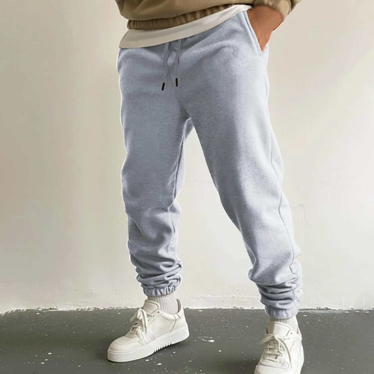 Sweatpants for Men Big and Tall Casual Mens Gifts Cargo Pants Hiking Workout Joggers Elastic Athletic Club Sweatpants