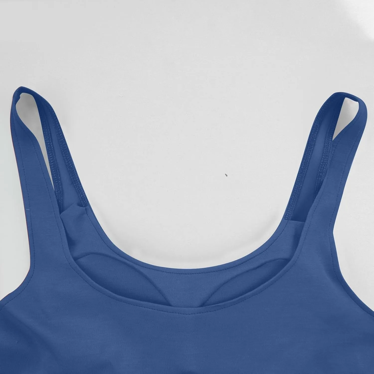 Tank Top for Women Built in Bra Workout Yoga Shirts Spaghetti Strap Padded Basic Camisole Tops Summer Athletic Tanks