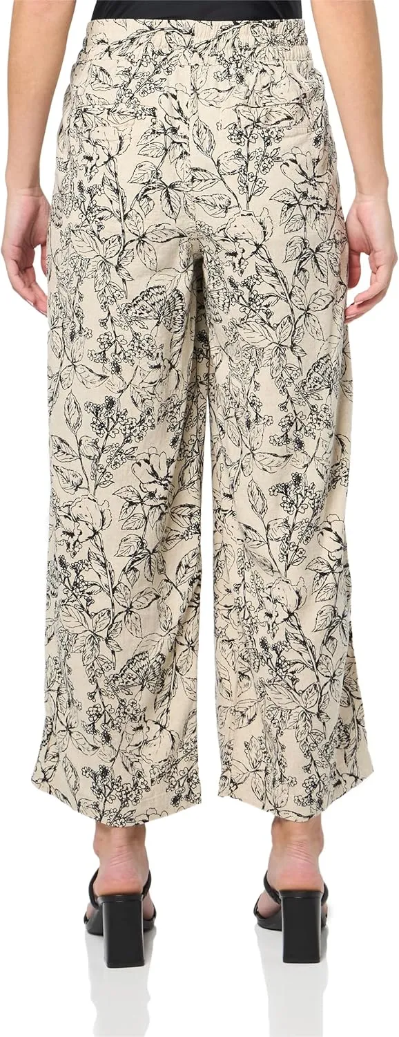 Tommy Hilfiger Women's Easy Drawstring Waist Linen Blend Pant