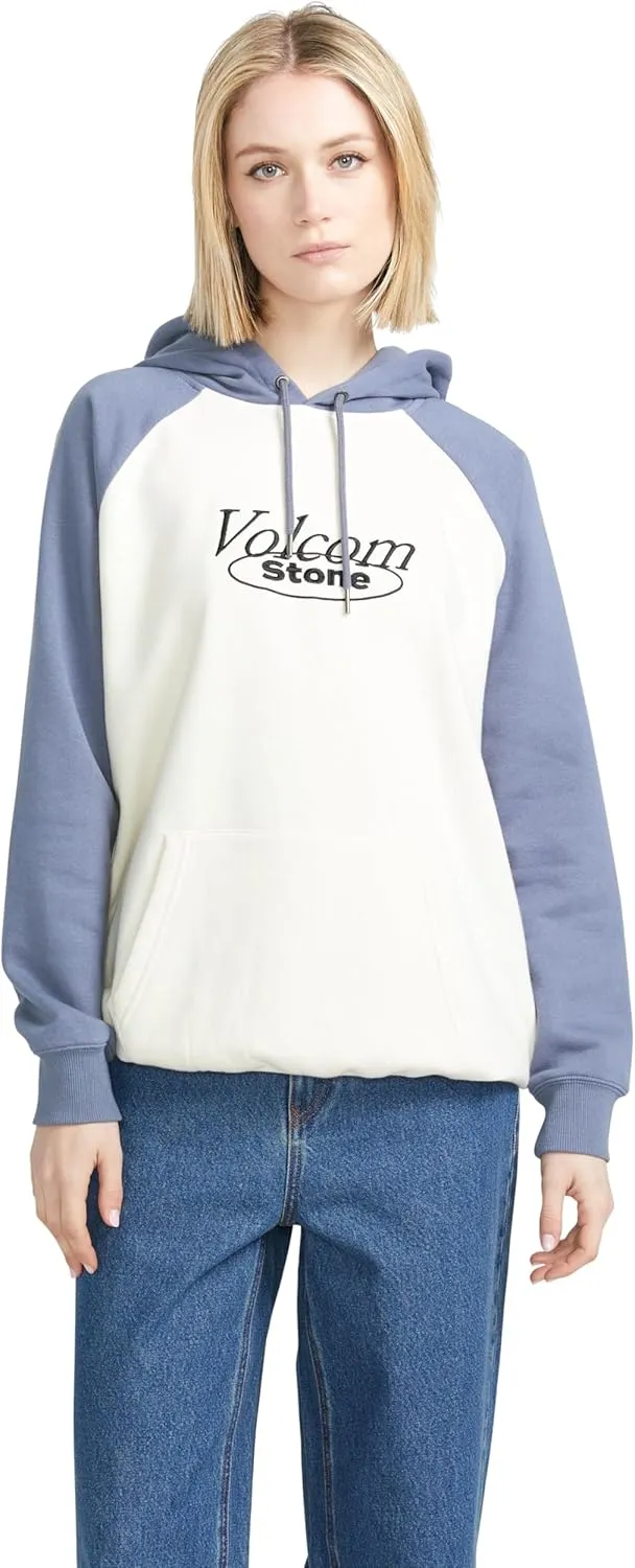 Volcom Women's Truly Stoked Ovesized Bf Hooded Fleece Sweatshirt