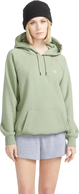 Volcom Women's Truly Stoked Ovesized Bf Hooded Fleece Sweatshirt