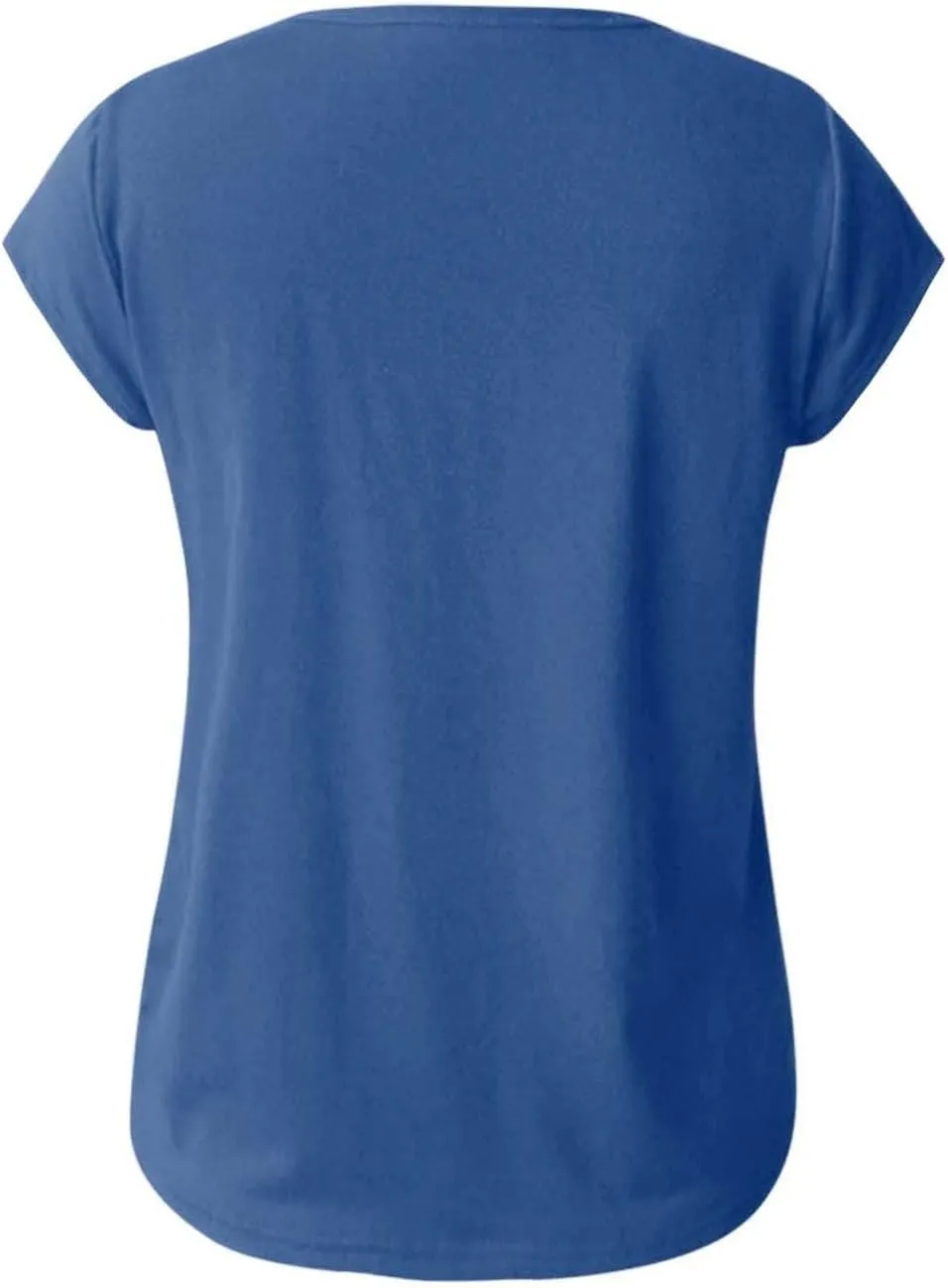 Womens Casual Solid V-neck Short Sleeve Vest T-Shirt Loose Fit Tank Tops Polyester Flying sleeve design, easy to