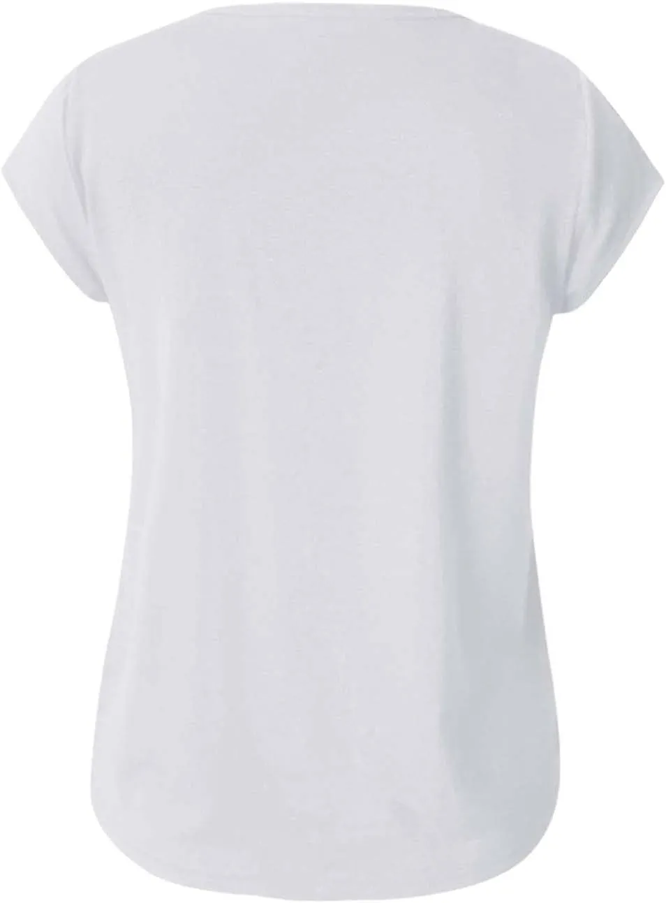 Womens Casual Solid V-neck Short Sleeve Vest T-Shirt Loose Fit Tank Tops Polyester Flying sleeve design, easy to
