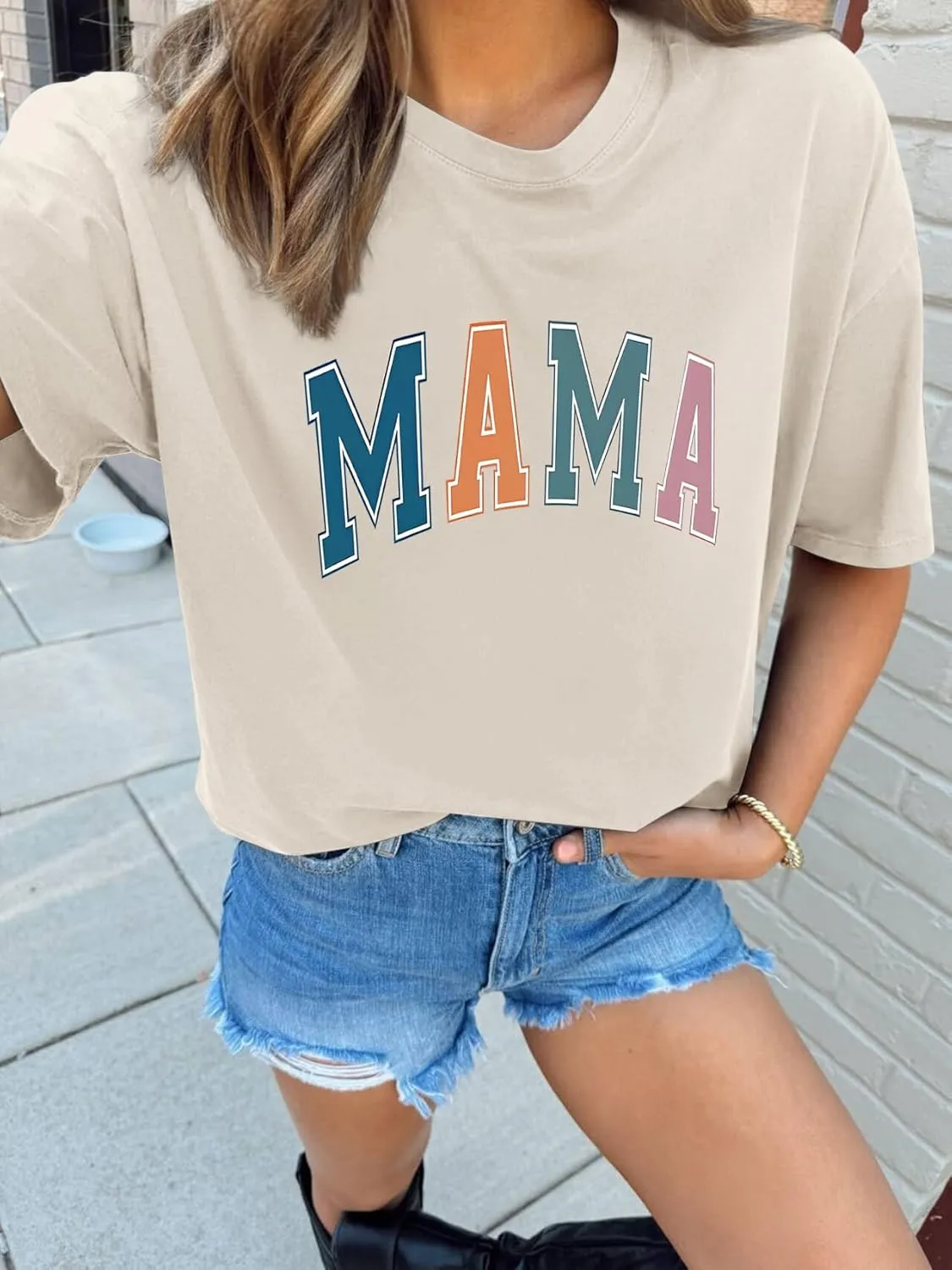 Women's Oversized T Shirts Graphic Tees Summer Short Sleeve Casual Loose Crewneck Basic Tunic Tops Trendy 2025