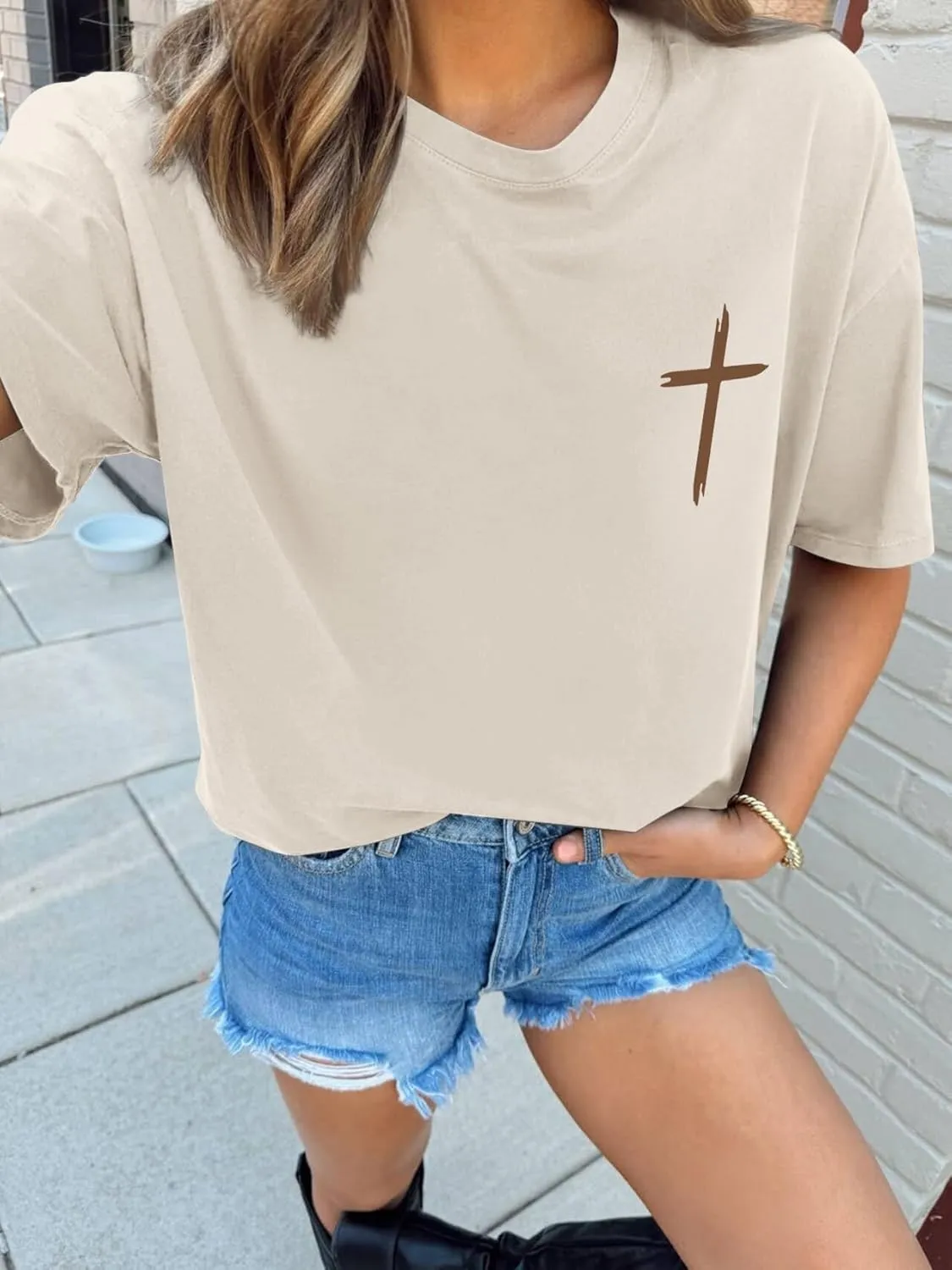 Women's Oversized T Shirts Graphic Tees Summer Short Sleeve Casual Loose Crewneck Basic Tunic Tops Trendy 2025