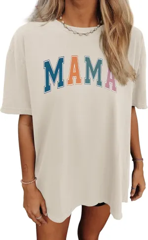 Women's Oversized T Shirts Graphic Tees Summer Short Sleeve Casual Loose Crewneck Basic Tunic Tops Trendy 2025