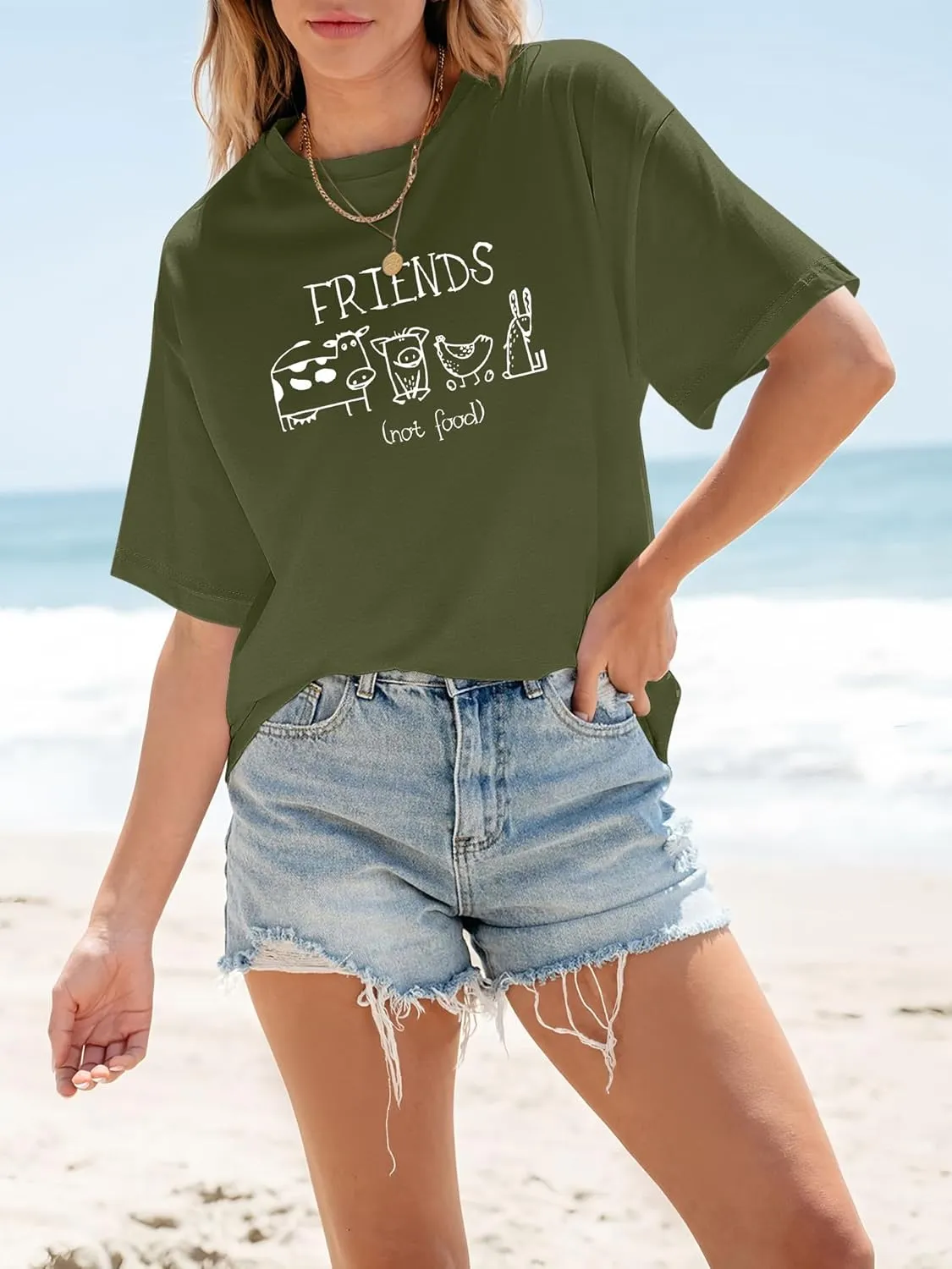Women's Oversized T Shirts Graphic Tees Summer Short Sleeve Casual Loose Crewneck Basic Tunic Tops Trendy 2025