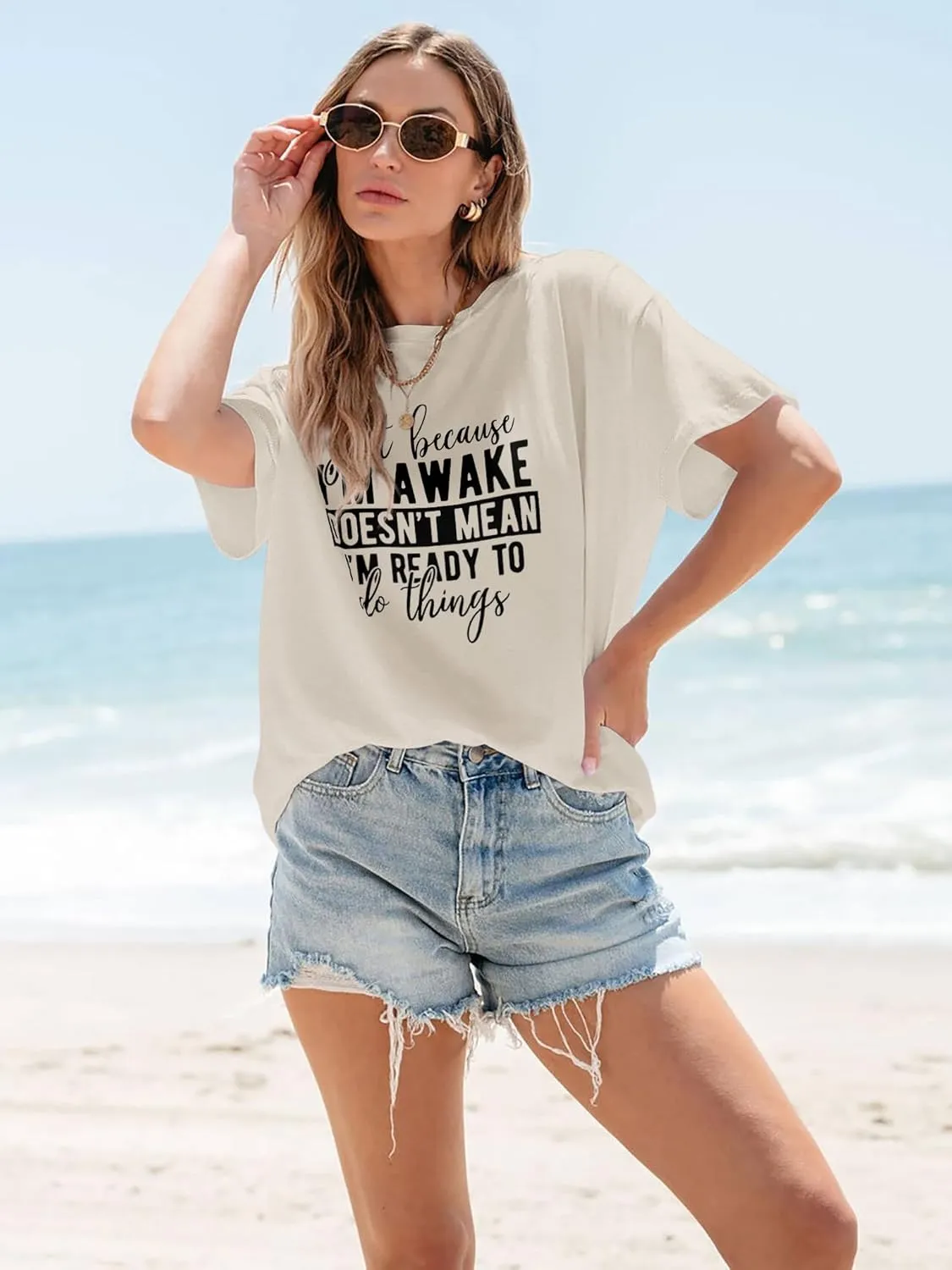 Women's Oversized T Shirts Graphic Tees Summer Short Sleeve Casual Loose Crewneck Basic Tunic Tops Trendy 2025