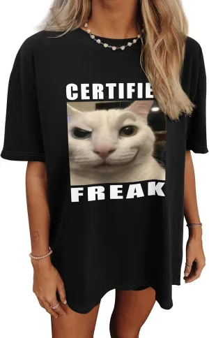 Women's Oversized T Shirts Graphic Tees Summer Short Sleeve Casual Loose Crewneck Basic Tunic Tops Trendy 2025