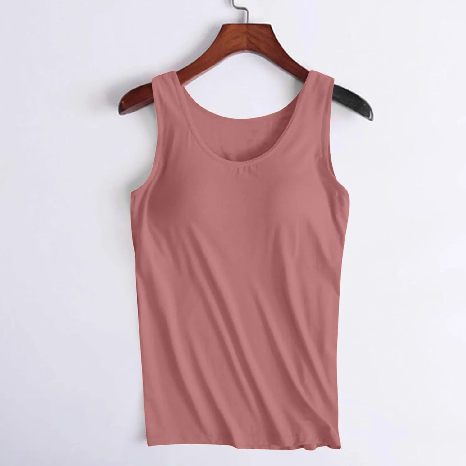 Women's Plus Size Tank Tops Casual Stretchy Comfy Breathable Sports Yoga Blouse Summer Solid Sleeveless Undershirt