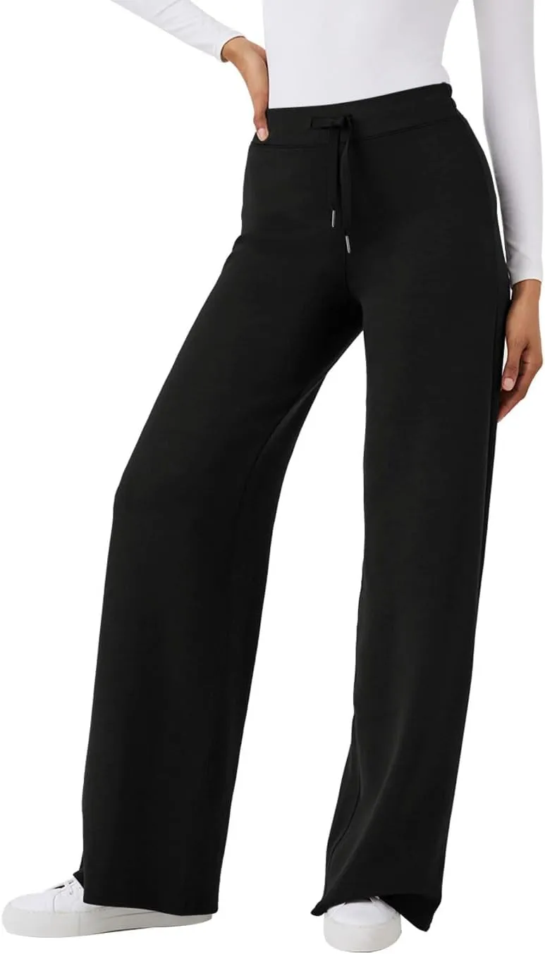 XIEERDUO Lounge Sets For Women 2024 Half Zip Sweatshirt And Wide Leg Sweatpant 2 Piece Outfits Sweatsuit Tracksuit