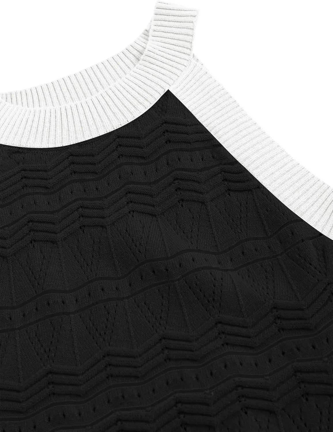 ZAFUL Womens Summer Halter Tops Striped Y2K Sleeveless Racerback Slim Fitted Stretchy Knit Cami Tank Tops