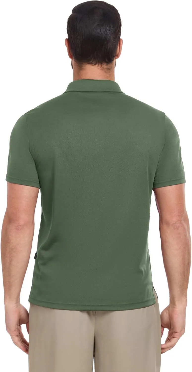 ZITY Polo Shirts for Men 3 Pack Short Sleeve Moisture Wicking T Shirt Business Casual Mens Golf Shirts Collared T-Shirts