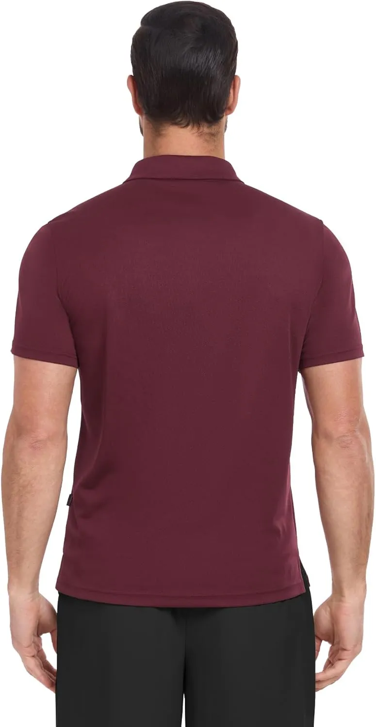 ZITY Polo Shirts for Men 3 Pack Short Sleeve Moisture Wicking T Shirt Business Casual Mens Golf Shirts Collared T-Shirts